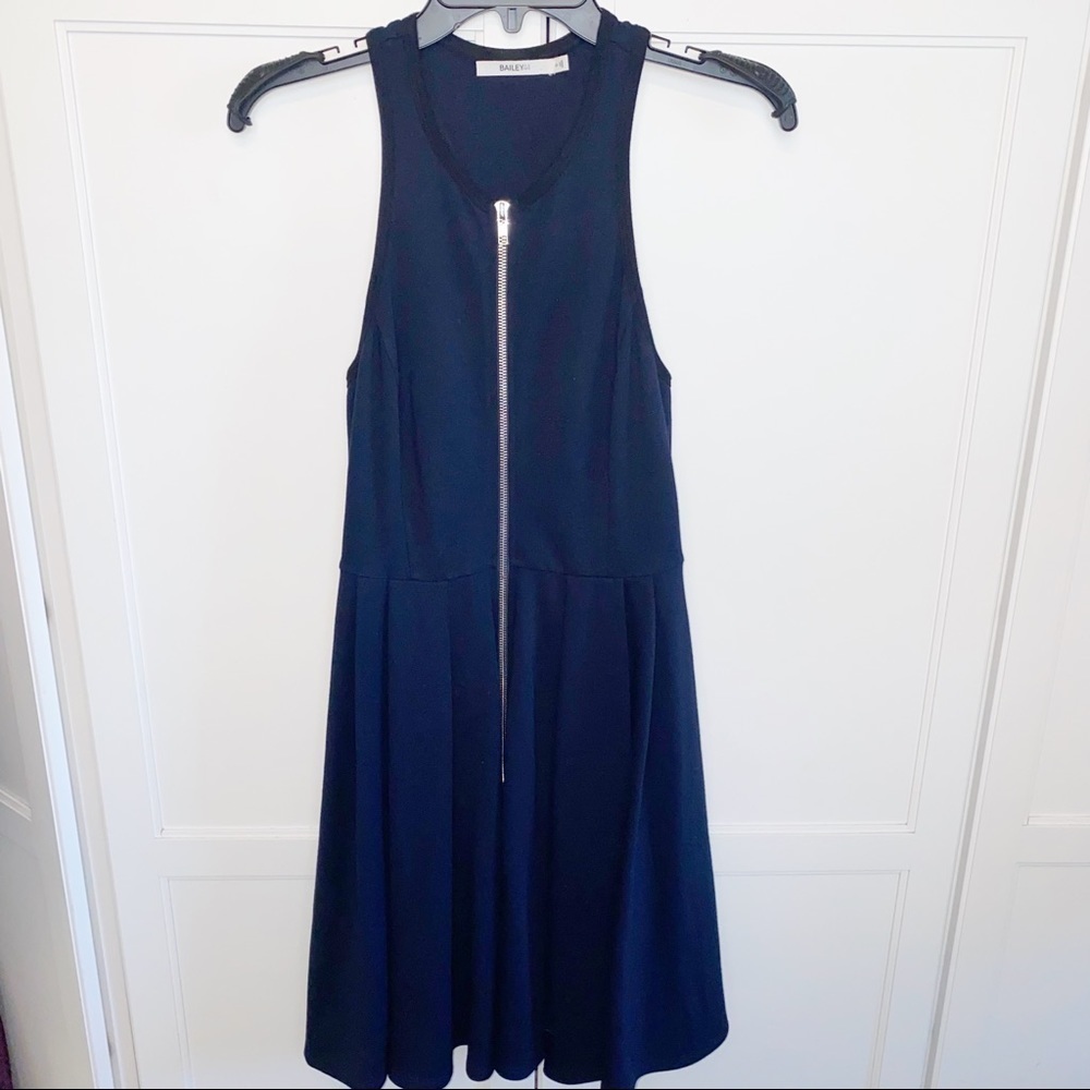 Bailey 44 Sporty Fit/Flare Navy Mini Dress Racerback From Revolve Small Athletic - Picture 2 of 14